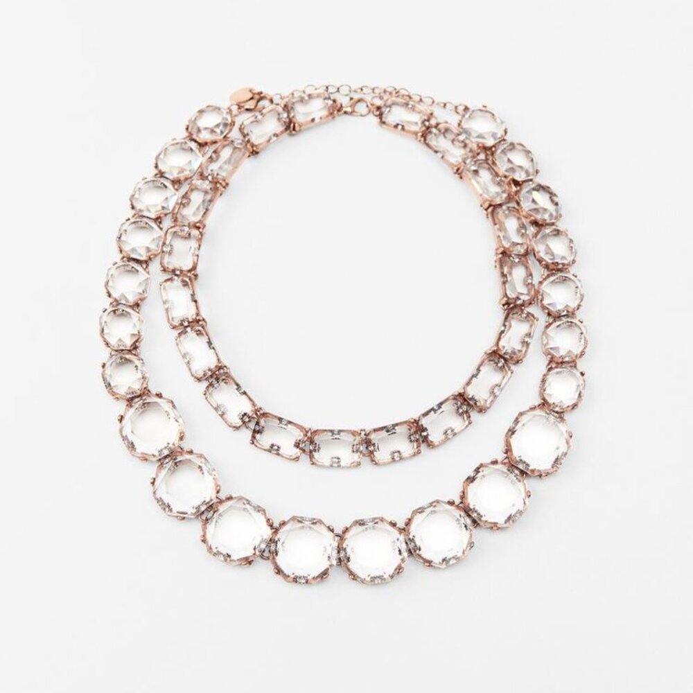 ZARA Transparent Resin Necklace